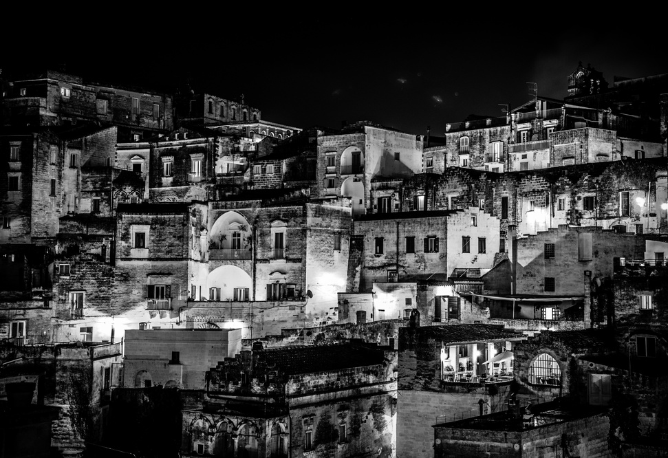 Black and White Photo Of An Old Town